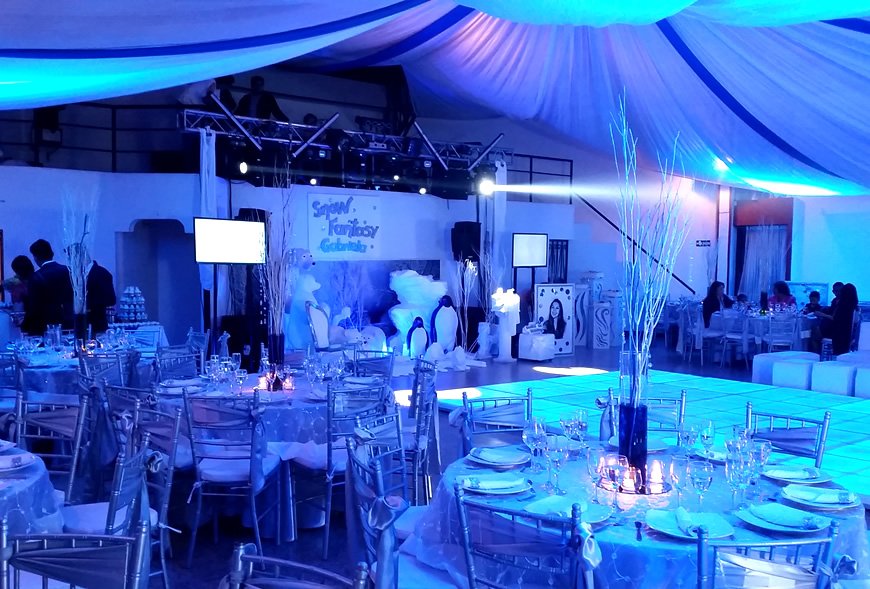 tema invierno artico para quince años